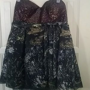 Christina Wu Occasions Camo Prom Dress